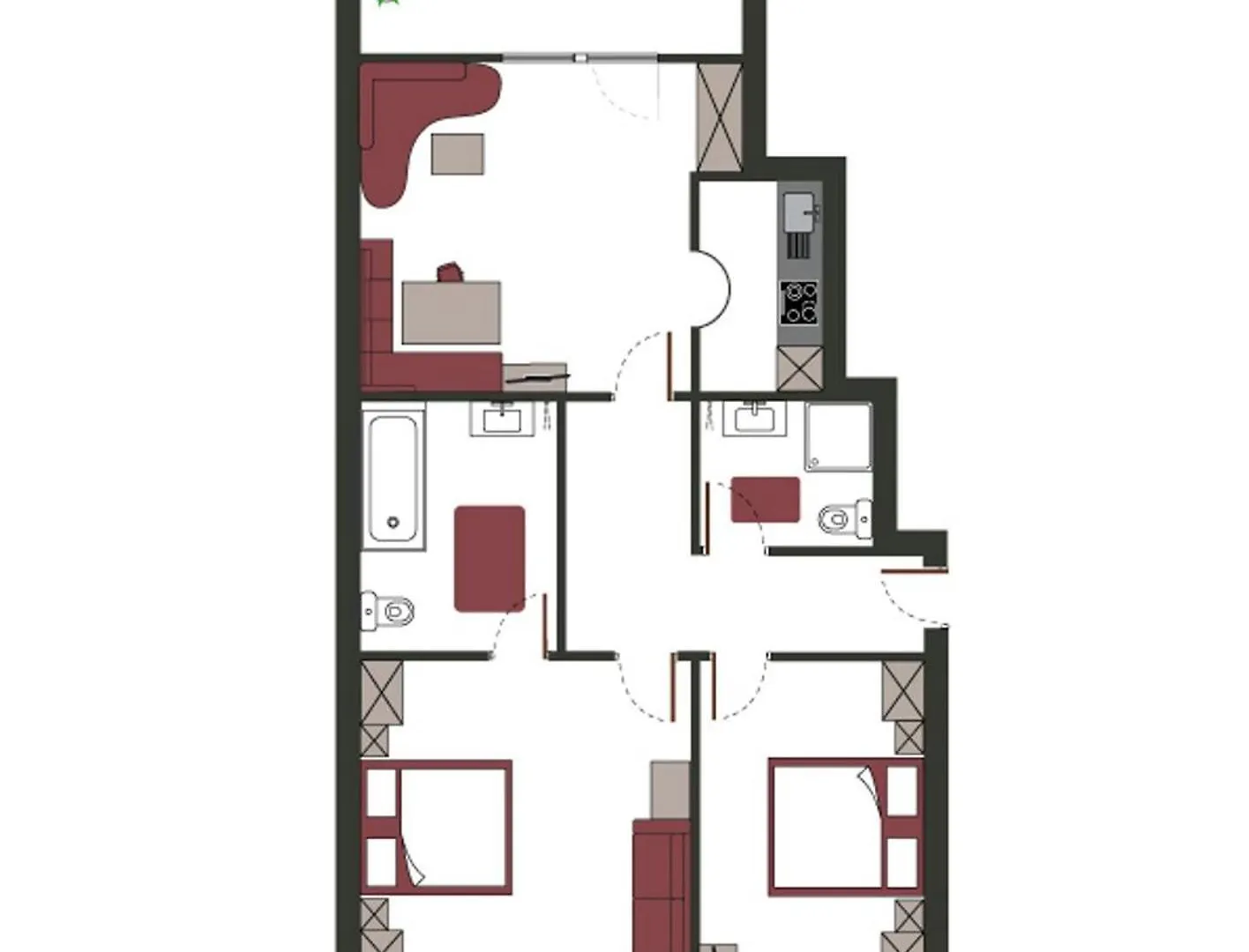 Apartment Sportpension Rubin Solden Austria